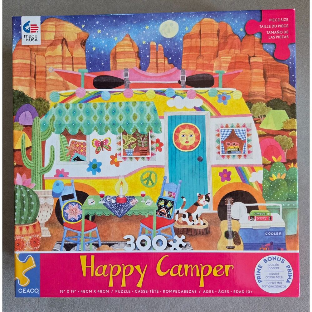 Ceaco Happy Camper Canyon Camper 300 pc Stephanie Peterson Jones Complete 2021